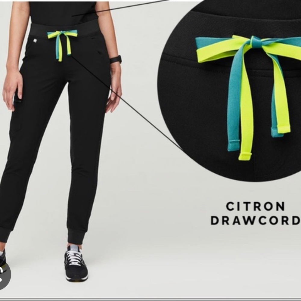 Figs scrubs Zamora joggers black, limited edition.